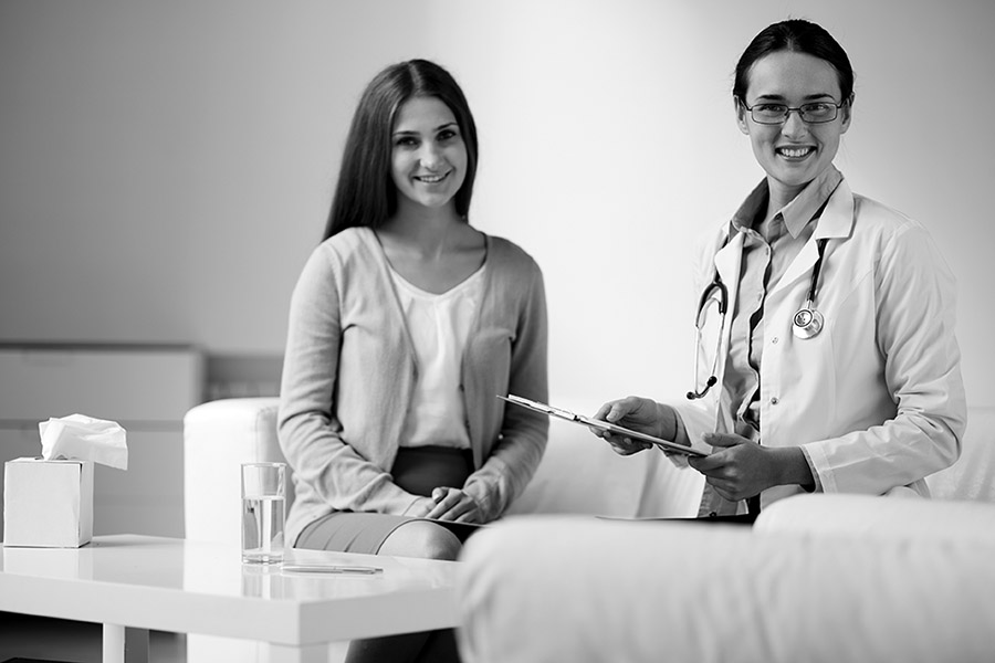 Doctor and patient