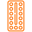 pastillas naranja