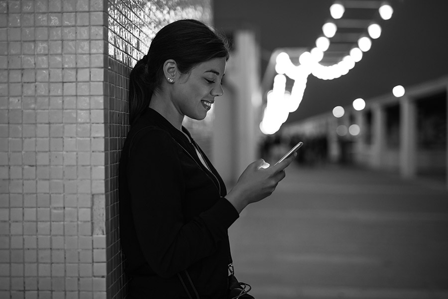 Texting in the city